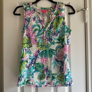 Lilly Pulitzer Essie Top Mermaid in the Shade